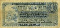 p1c from Trinidad and Tobago: 1 Dollar from 1924